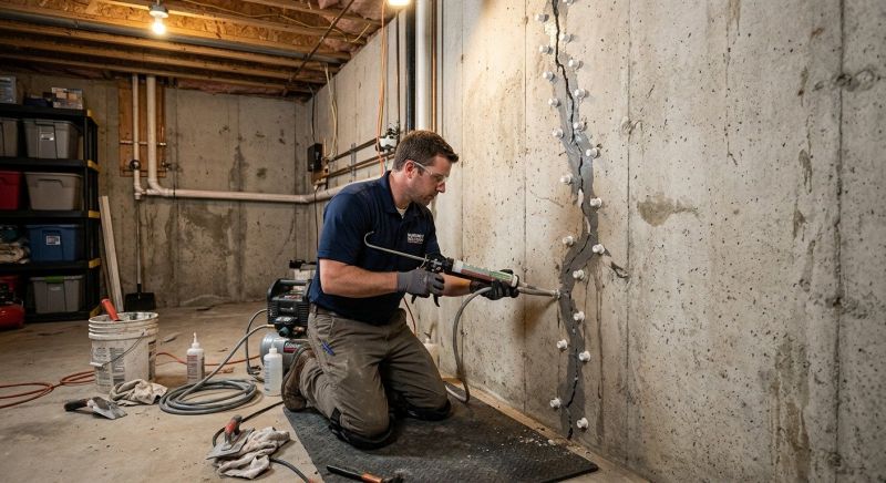 Basement Crack Repair in Dayton, TN