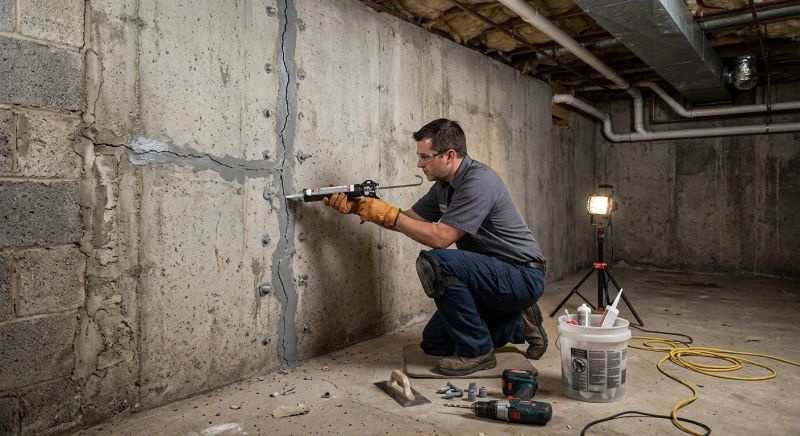 Basement Crack Repair in Dayton, TN
