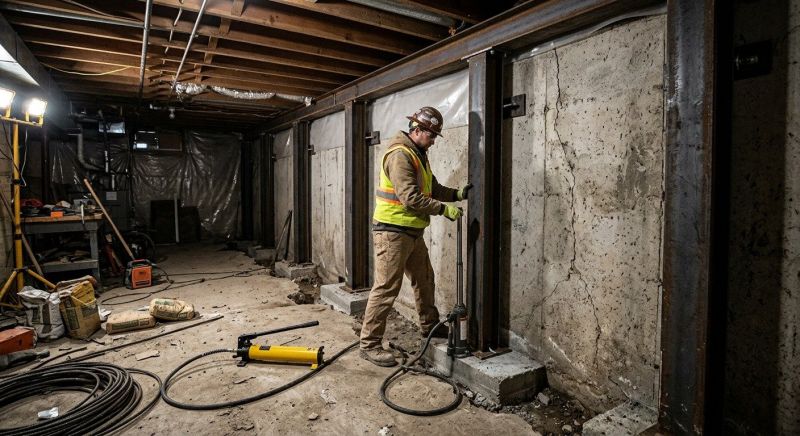 Basement Stabilization in Dayton, TN
