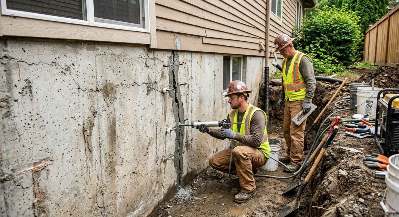 Cracked Foundation Repair in Ten Mile, TN