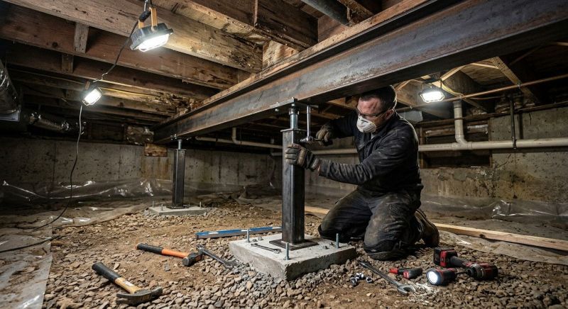Crawlspace Structural Repair in Dayton, TN