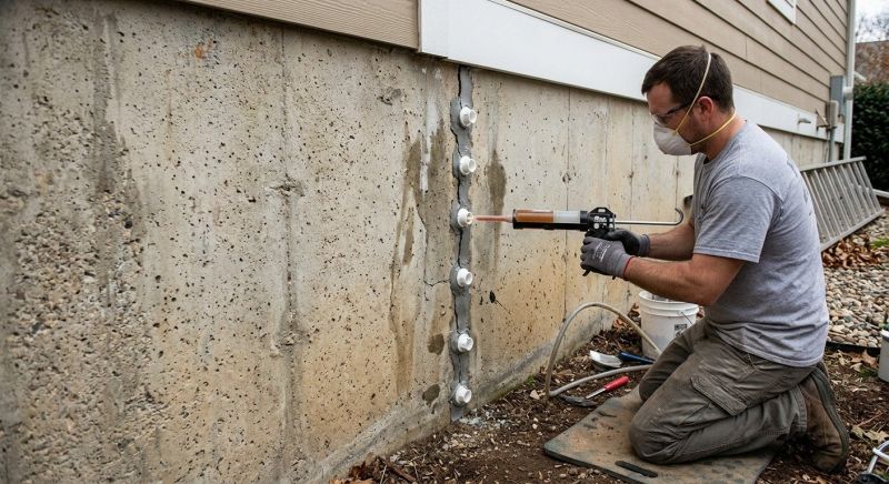 Foundation Crack Sealing in Dayton, TN