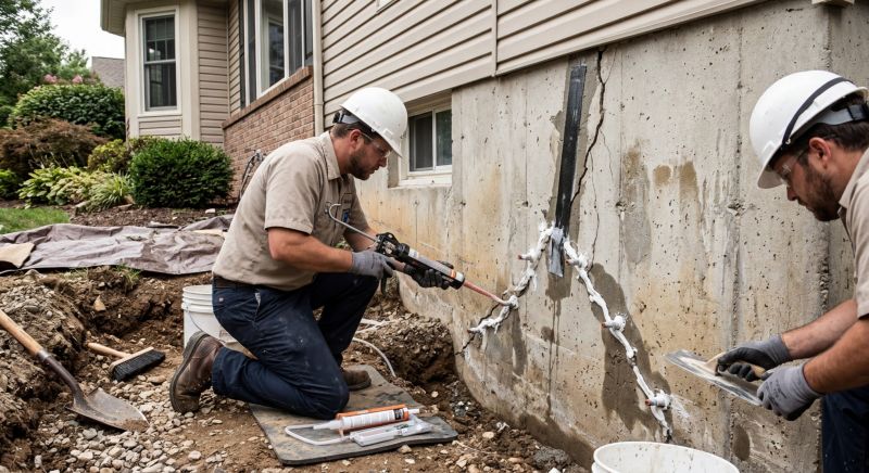 Foundation Cracks Repair in Dayton, TN