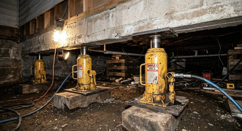 Foundation Jacking in Meigs County, TN