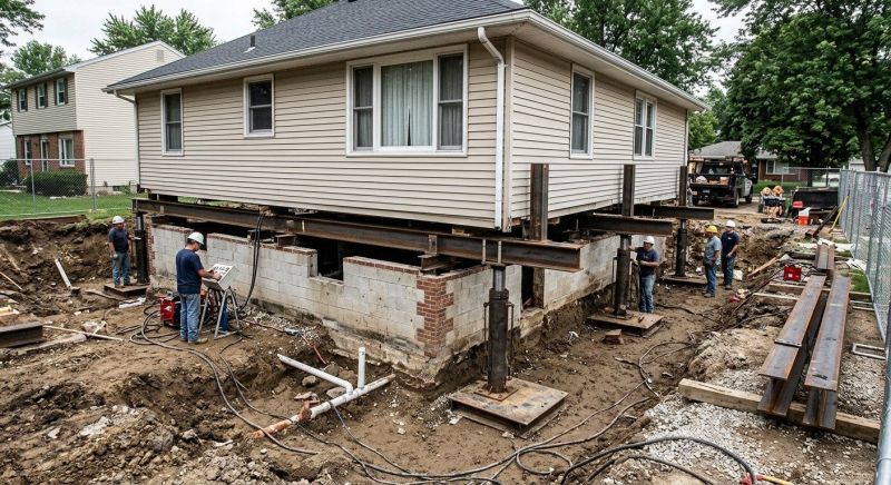 Foundation Lifting in Harrison, TN