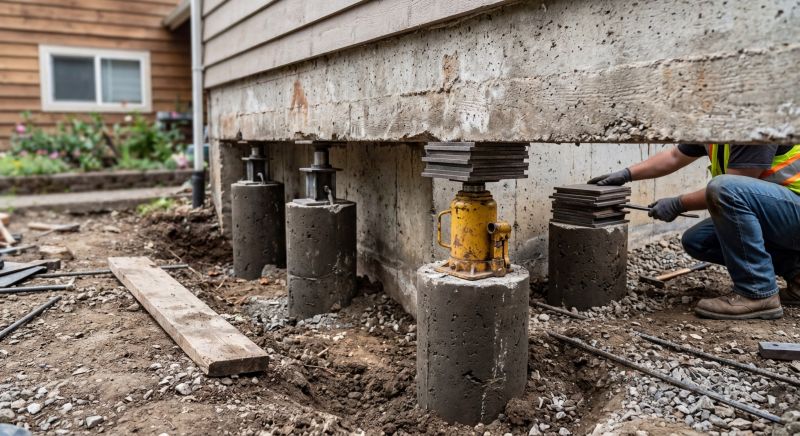 Foundation Pier Leveling in Dayton, TN