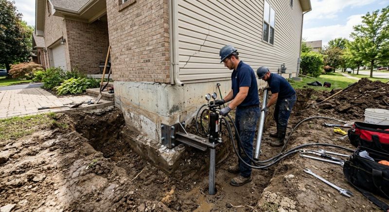 Foundation Settlement Repair in Dayton, TN