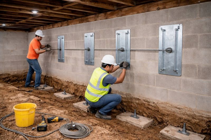 Foundation Stabilizing in Ten Mile, TN