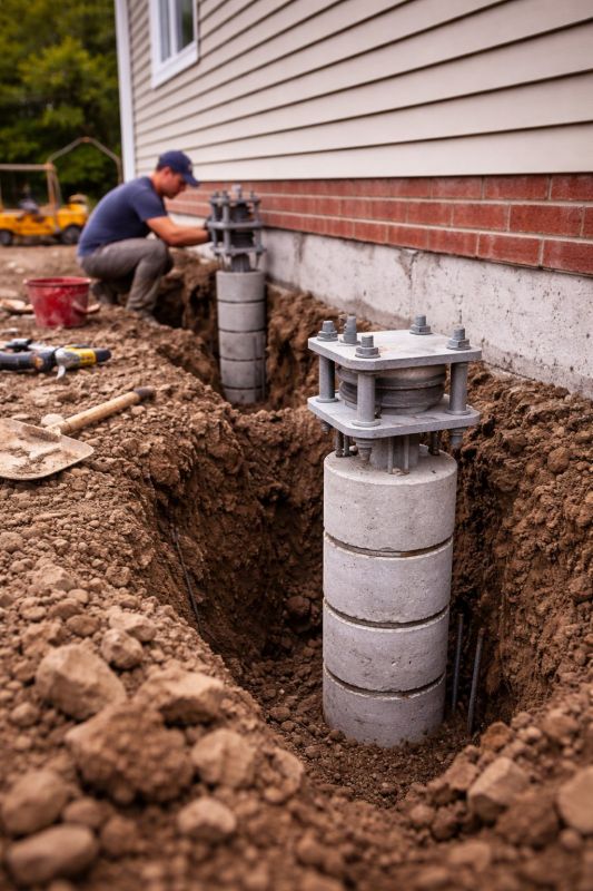 Helical Piers Installation in Dayton, TN