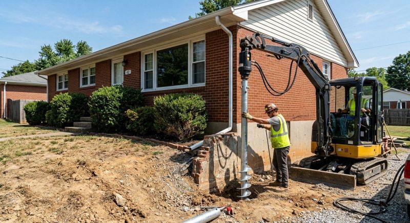 Helical Pile Installation in Dayton, TN