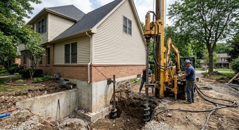 Helical Pile Installation in Dayton, TN