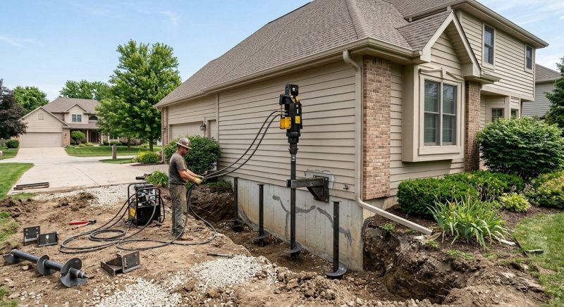 Helical Pile Installation in Dayton, TN