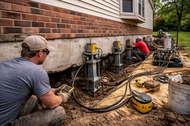 Settling Foundation Service in Spring City, TN
