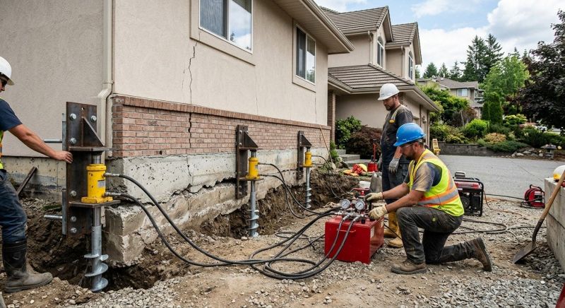 Sinking Foundation Lifting in Dayton, TN