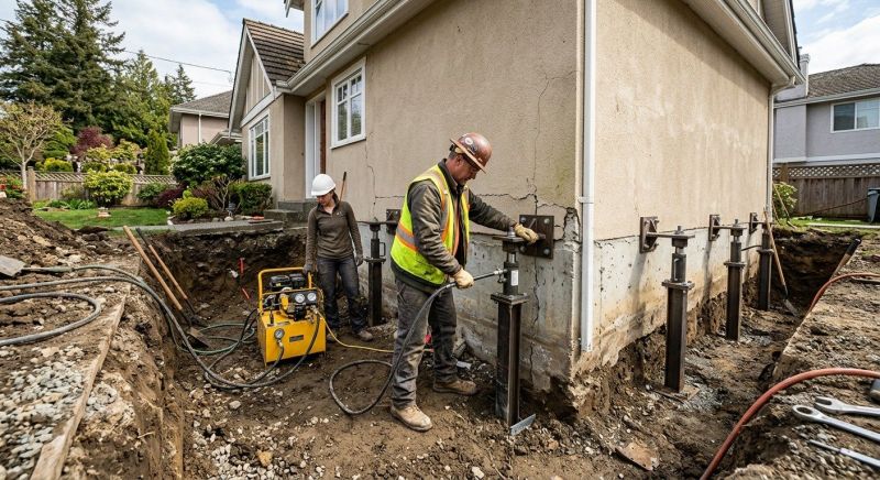 Sinking Foundation Repair in Dunlap, TN