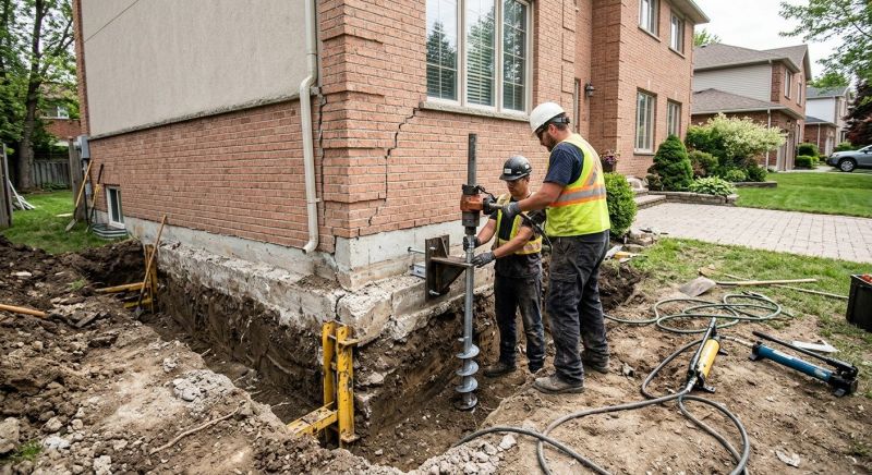 Sinking Foundation Repair in Rhea County, TN
