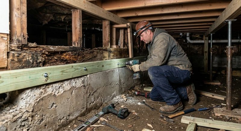Sinking Foundation Repair in Rhea County, TN