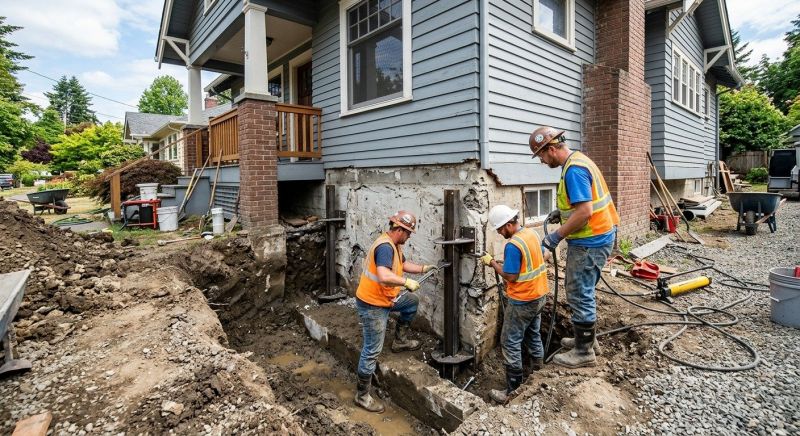 Sinking Foundation Repair in Rhea County, TN