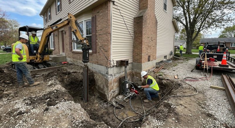 Sinking Foundation Repair in Ten Mile, TN