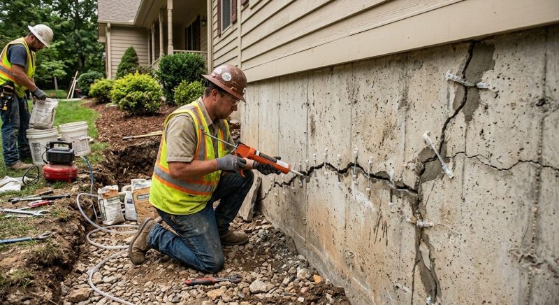 Structural Crack Repair in Dayton, TN