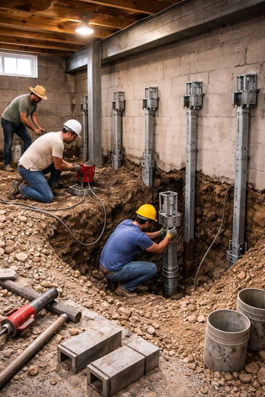 Structural Underpinning in Dayton, TN