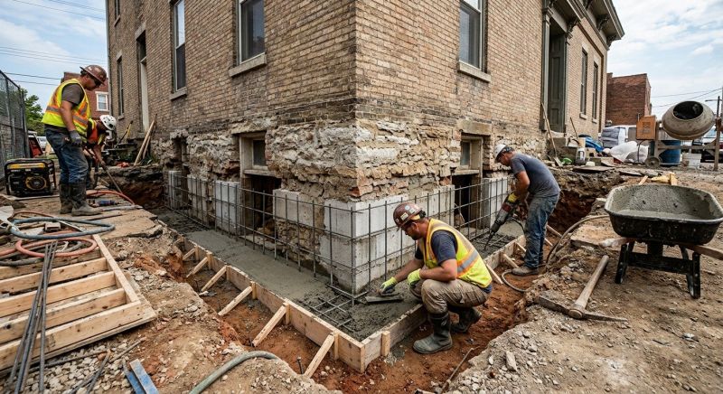Structural Underpinning in Dayton, TN